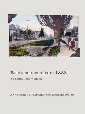 cover image of Reminiscences from 1888